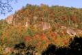 Pine Mountain rocky outcropping in autumn.