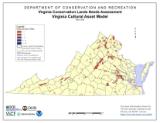 Virginia Cultural Assets Model Sample Map