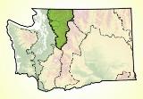 Map of the North Cascades ecoregion